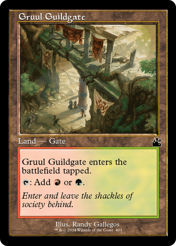 Gruul Guildgate (Retro Frame) [Ravnica Remastered] | RetroPlay Games