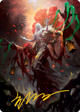 Wrenn and Seven Art Card (Gold-Stamped Signature) [Innistrad: Midnight Hunt Art Series] | RetroPlay Games