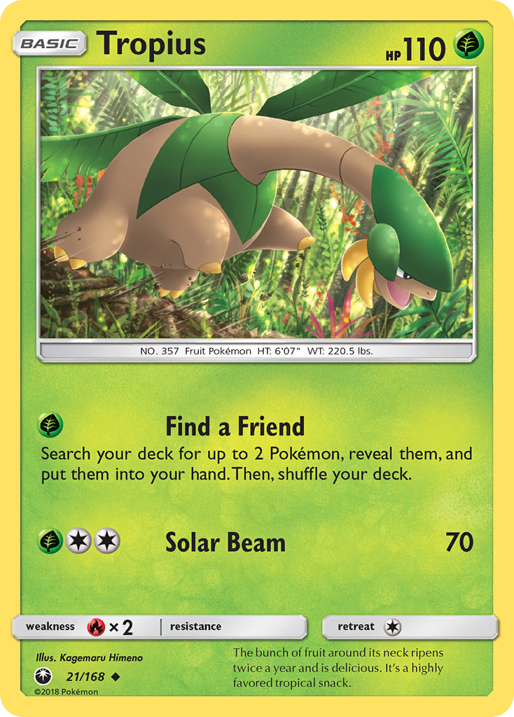 Tropius (21/168) [Sun & Moon: Celestial Storm] | RetroPlay Games