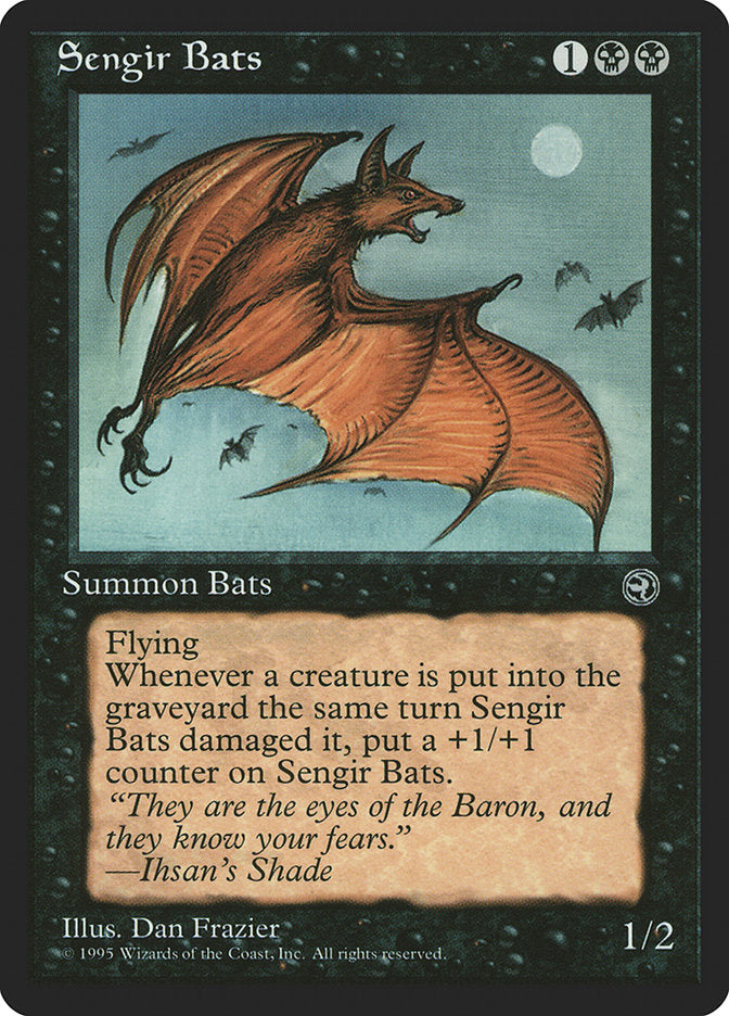 Sengir Bats (Ihsan's Shade Flavor Text) [Homelands] | RetroPlay Games