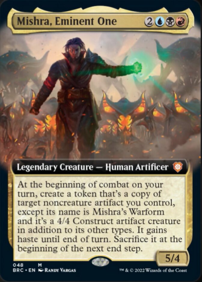 Mishra, Eminent One (Extended Art) [The Brothers' War Commander] | RetroPlay Games