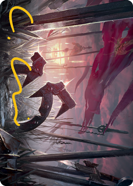 Field of Ruin Art Card (Gold-Stamped Signature) [Innistrad: Midnight Hunt Art Series] | RetroPlay Games