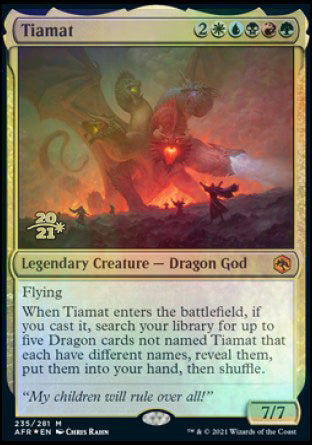Tiamat [Dungeons & Dragons: Adventures in the Forgotten Realms Prerelease Promos] | RetroPlay Games
