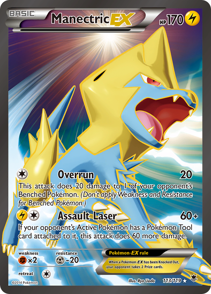 Manectric EX (113/119) [XY: Phantom Forces] | RetroPlay Games