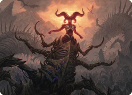 Sheoldred, the Apocalypse Art Card [Dominaria United Art Series] | RetroPlay Games