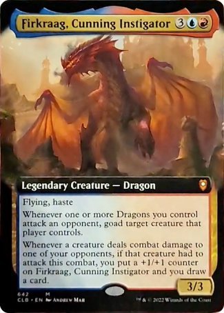 Firkraag, Cunning Instigator (Extended Art) [Commander Legends: Battle for Baldur's Gate] | RetroPlay Games