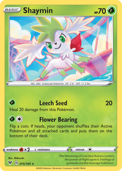 Shaymin (015/185) [Sword & Shield: Vivid Voltage] | RetroPlay Games