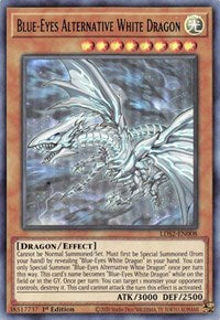 Blue-Eyes Alternative White Dragon (Green) [LDS2-EN008] Ultra Rare | RetroPlay Games