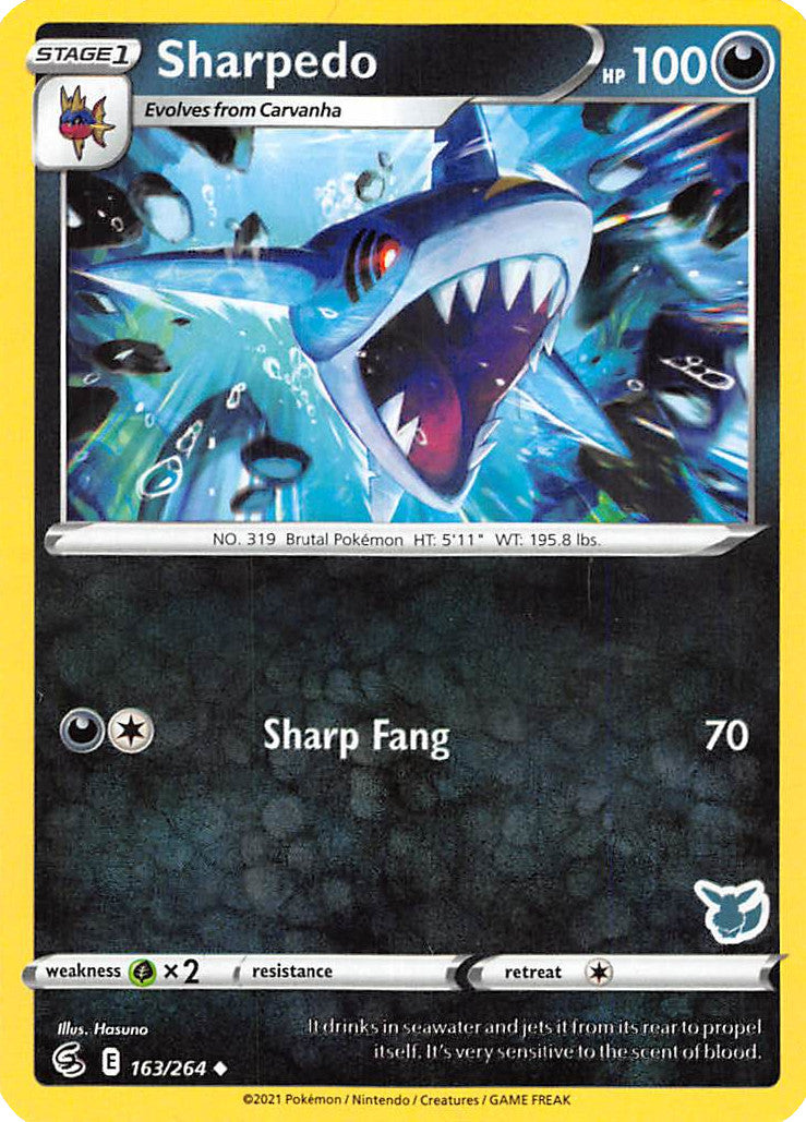 Sharpedo (163/264) (Eevee Deck) [Battle Academy 2022] | RetroPlay Games