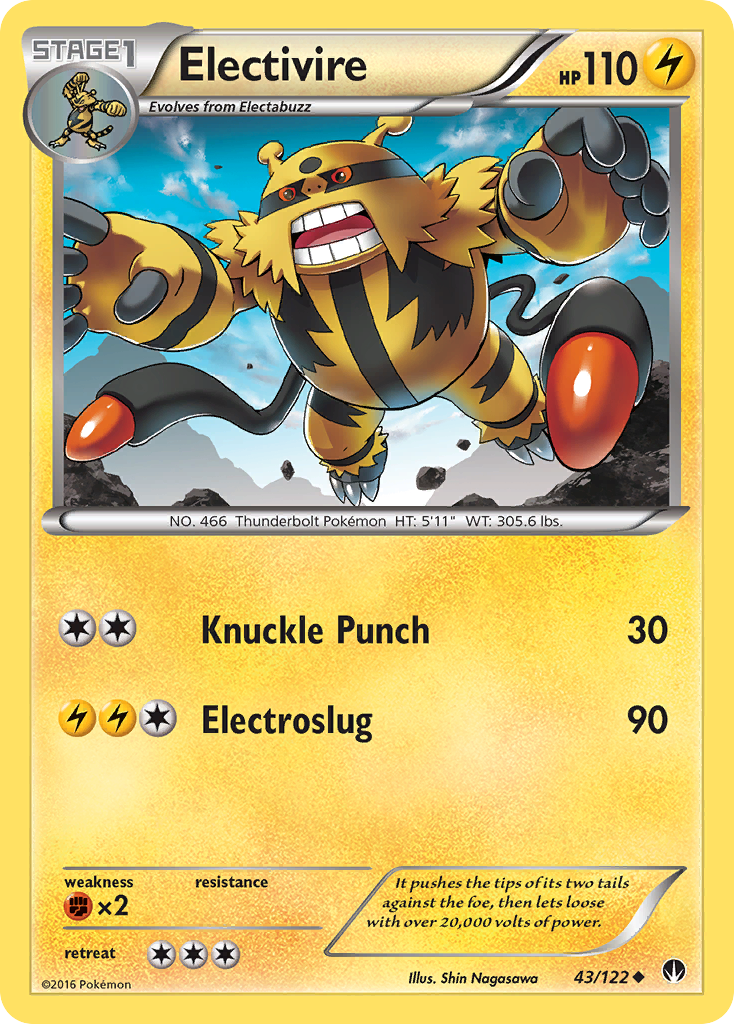 Electivire (43/122) [XY: BREAKpoint] | RetroPlay Games