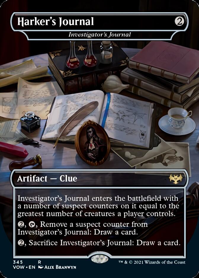 Investigator's Journal - Harker's Journal [Innistrad: Crimson Vow] | RetroPlay Games