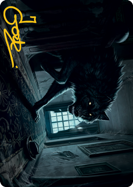 Primal Adversary Art Card (Gold-Stamped Signature) [Innistrad: Midnight Hunt Art Series] | RetroPlay Games