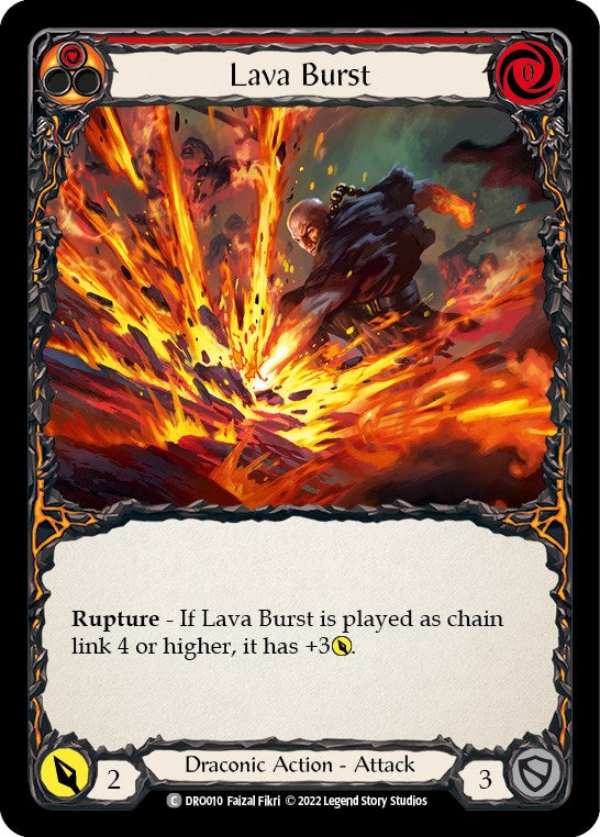 Lava Burst [DRO010] (Uprising Dromai Blitz Deck) | RetroPlay Games