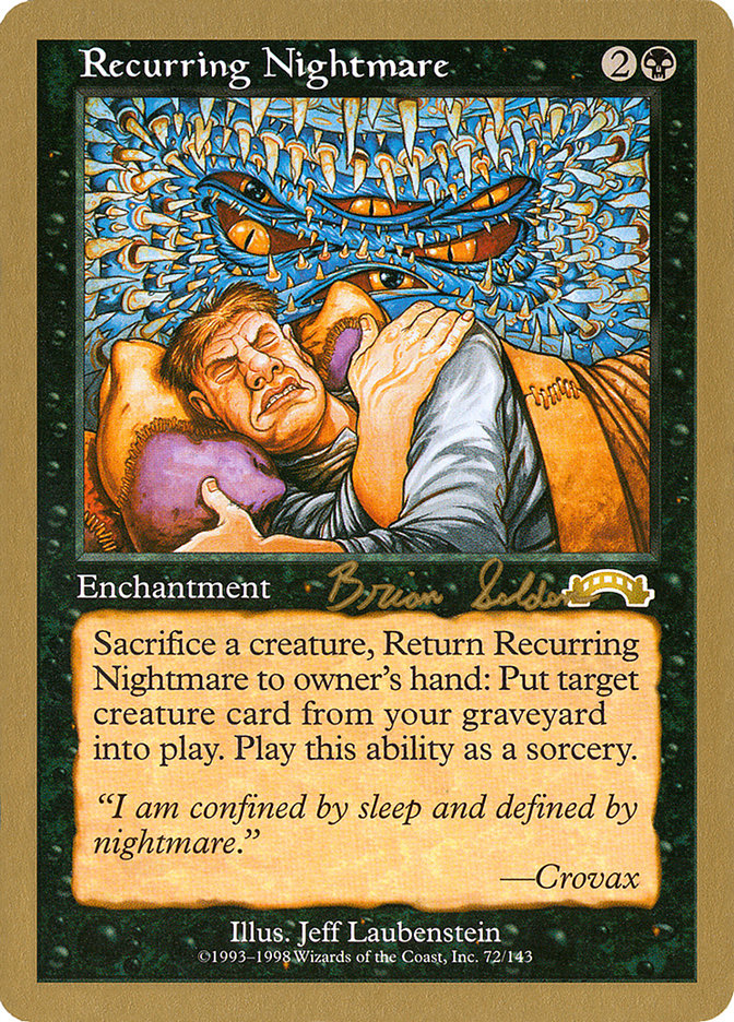 Recurring Nightmare (Brian Selden) [World Championship Decks 1998] | RetroPlay Games