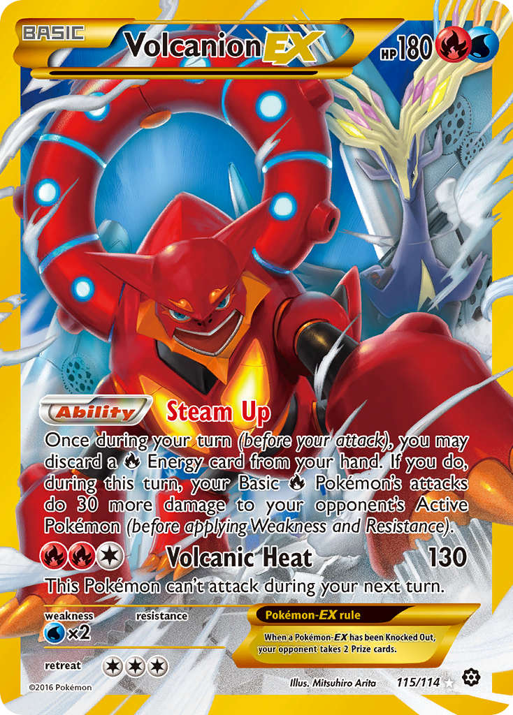 Volcanion EX (115/114) [XY: Steam Siege] | RetroPlay Games