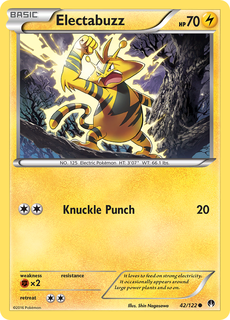 Electabuzz (42/122) [XY: BREAKpoint] | RetroPlay Games