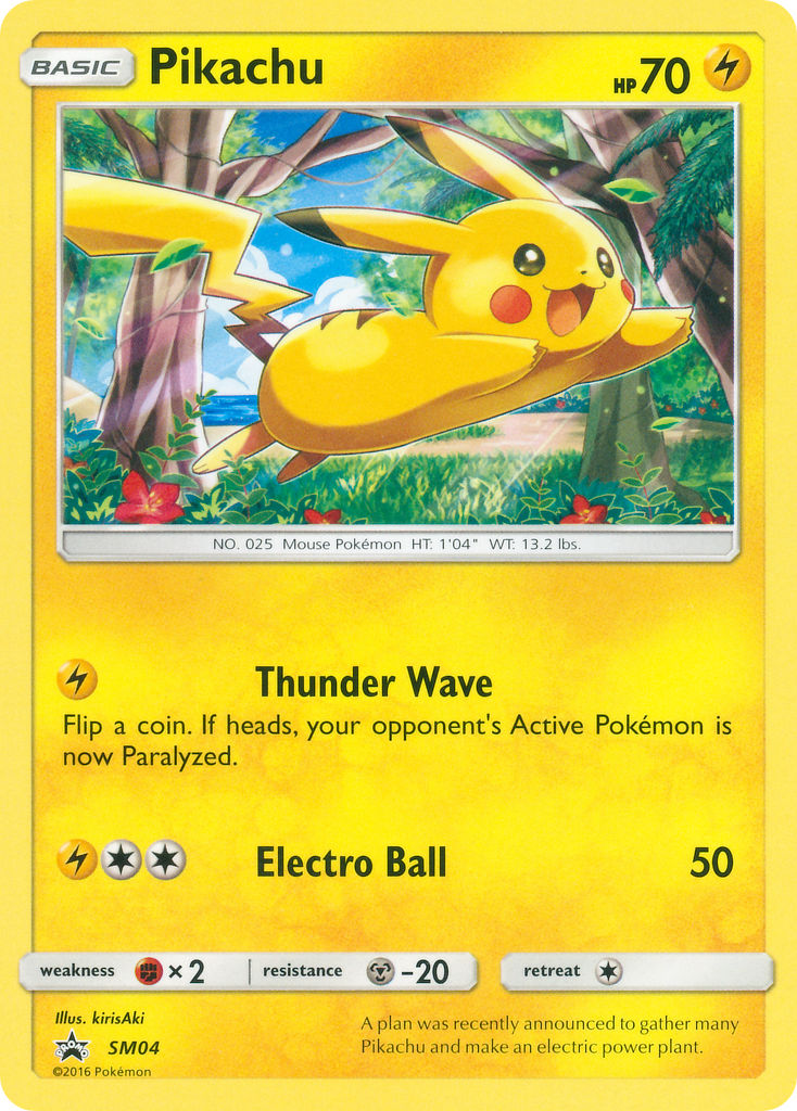 Pikachu (SM04) (Target Non Holo) [Sun & Moon: Black Star Promos] | RetroPlay Games