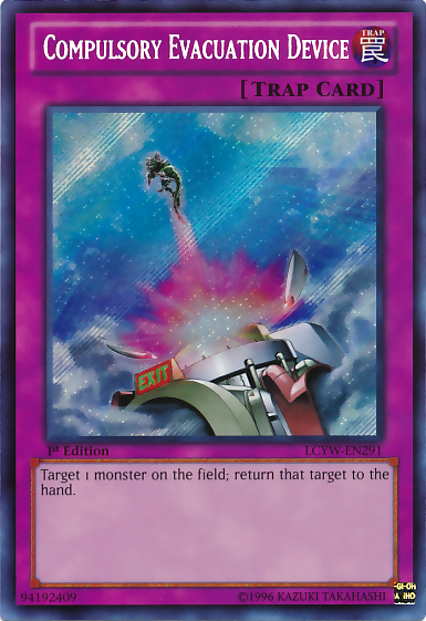 Compulsory Evacuation Device [LCYW-EN291] Secret Rare | RetroPlay Games