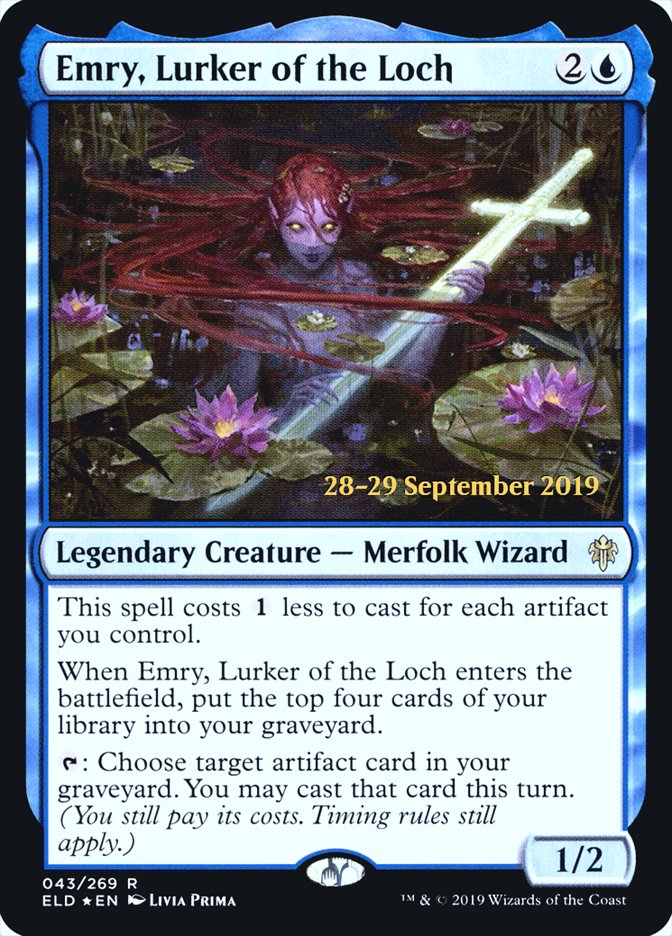 Emry, Lurker of the Loch  [Throne of Eldraine Prerelease Promos] | RetroPlay Games