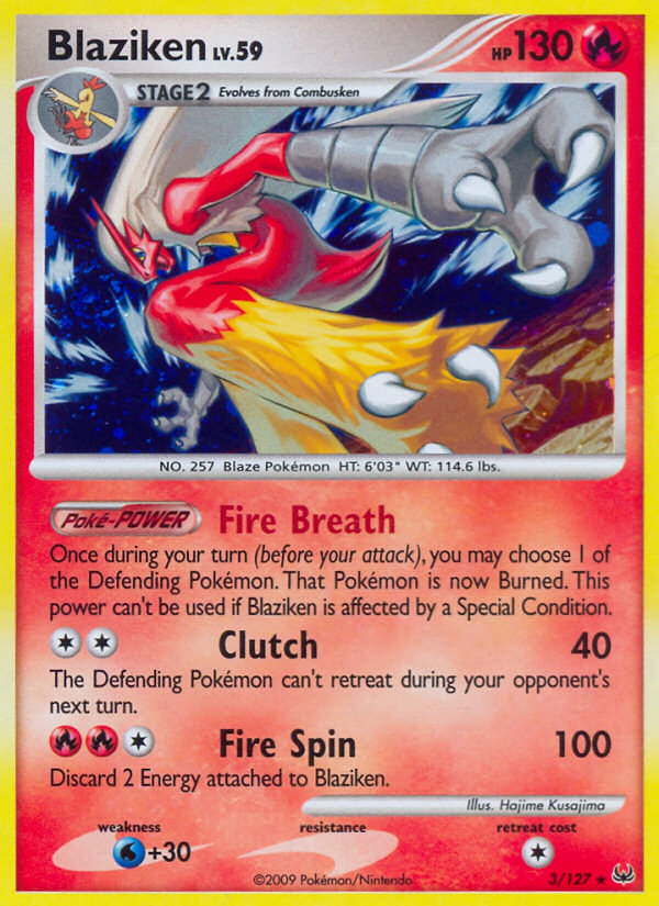 Blaziken (3/127) [Platinum: Base Set] | RetroPlay Games