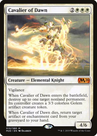 Cavalier of Dawn [Core Set 2020 Promos] | RetroPlay Games