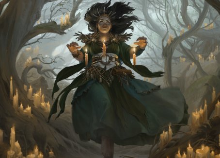 Candlegrove Witch 1 Art Card [Innistrad: Midnight Hunt Art Series] | RetroPlay Games