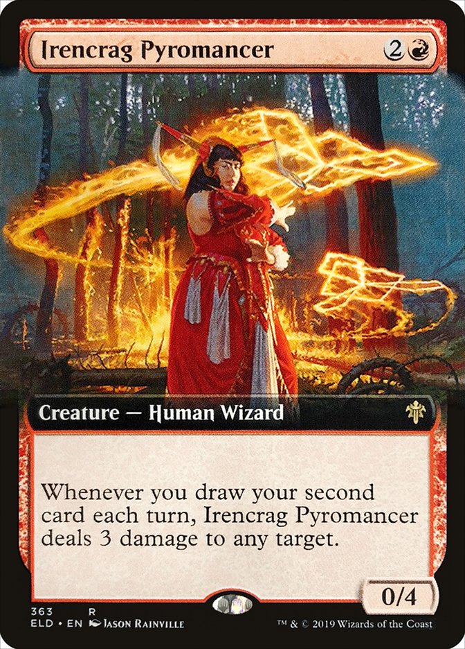 Irencrag Pyromancer (Extended Art) [Throne of Eldraine] | RetroPlay Games