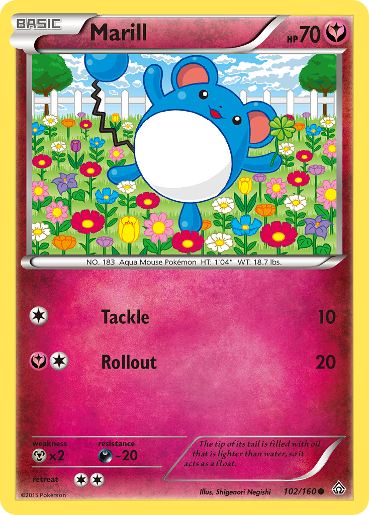 Marill (102/160) [XY: Primal Clash] | RetroPlay Games