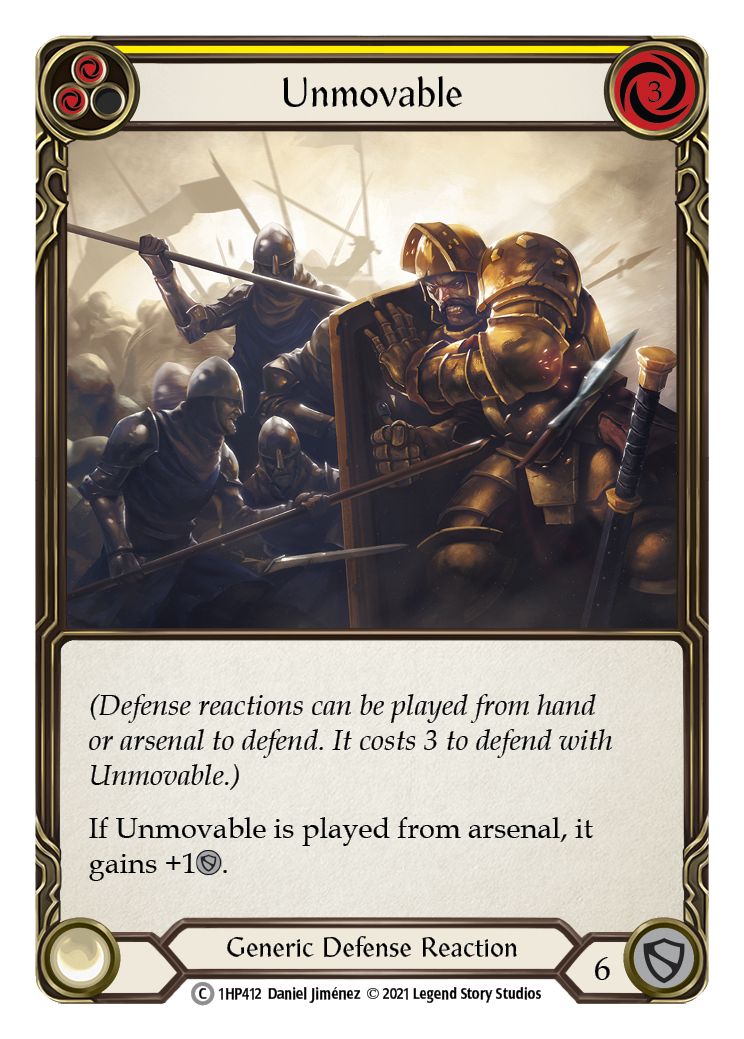 Unmovable (Yellow) [1HP412] (History Pack 1) | RetroPlay Games