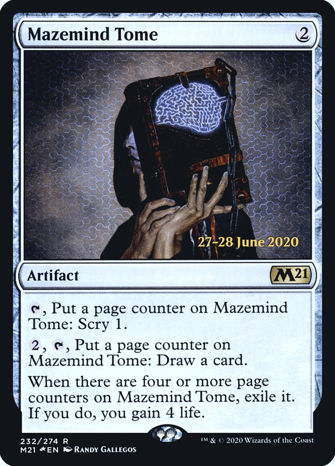 Mazemind Tome  [Core Set 2021 Prerelease Promos] | RetroPlay Games