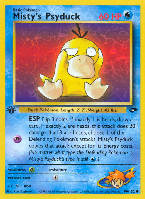 Misty's Psyduck (90/132) [Gym Challenge 1st Edition] | RetroPlay Games