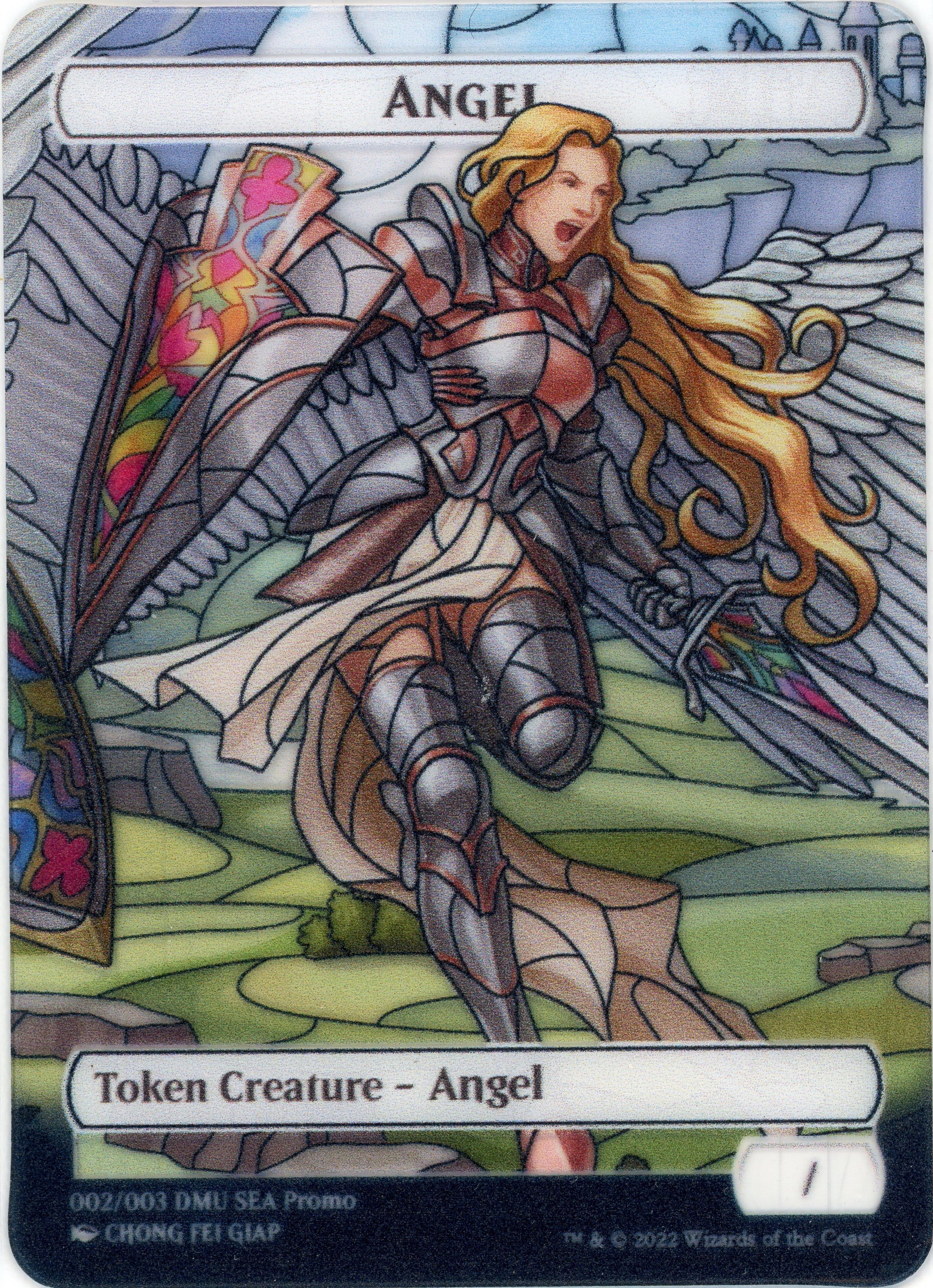 Angel Token (SEA Exclusive) [Dominaria United Tokens] | RetroPlay Games