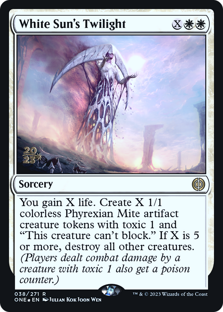 White Sun's Twilight [Phyrexia: All Will Be One Prerelease Promos] | RetroPlay Games