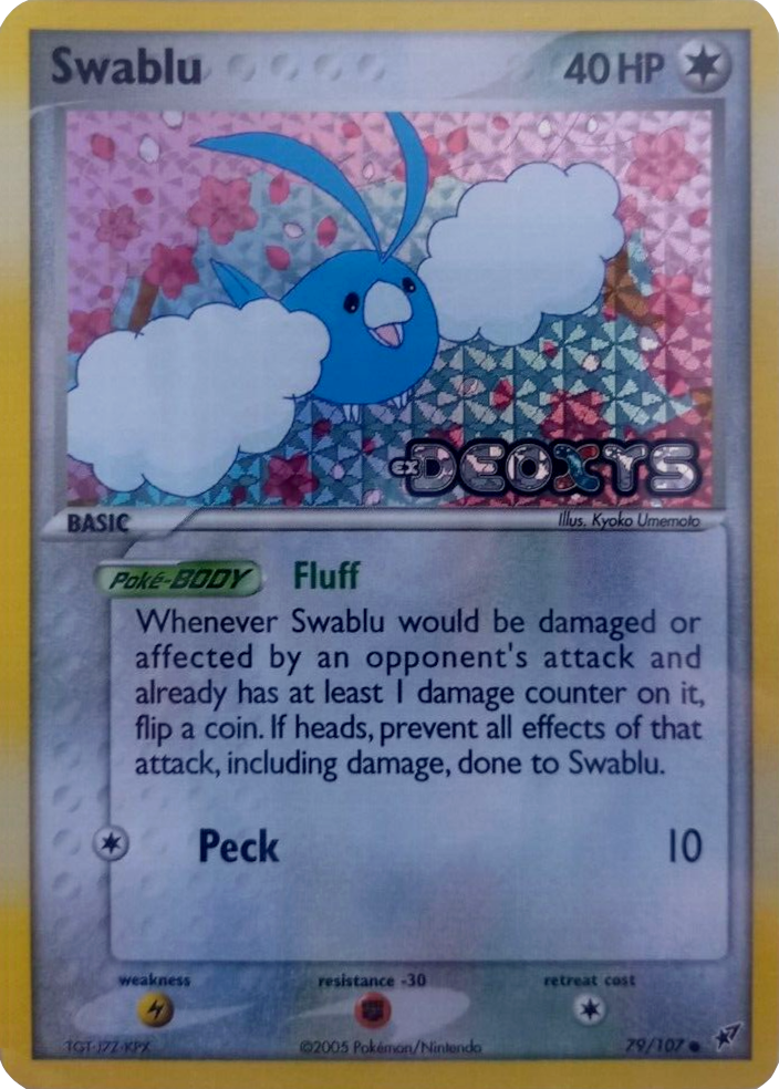 Swablu (79/107) (Stamped) [EX: Deoxys] | RetroPlay Games