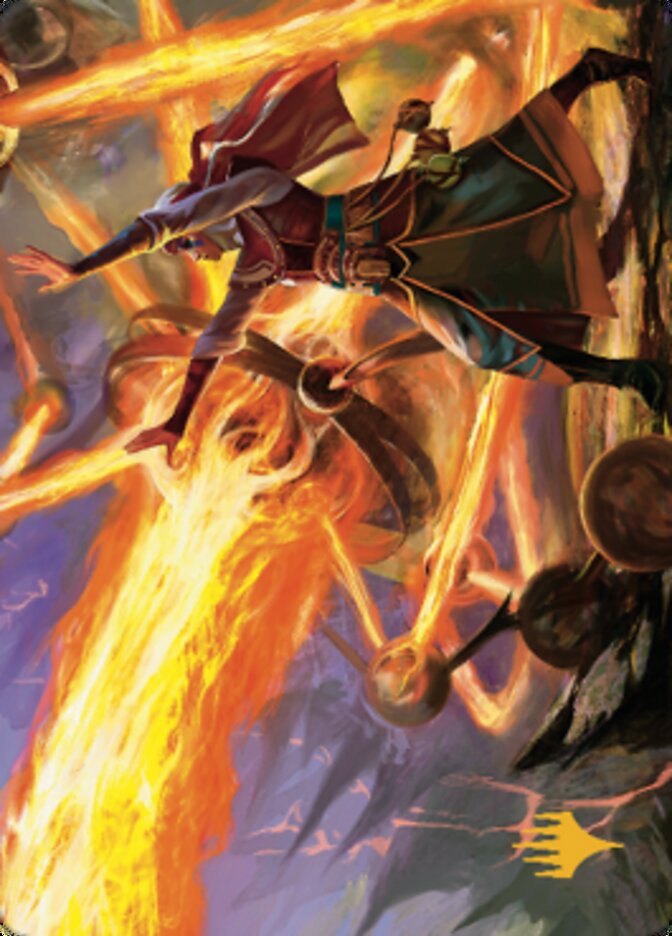 Ghitu Amplifier Art Card (Gold-Stamped Signature) [Dominaria United Art Series] | RetroPlay Games