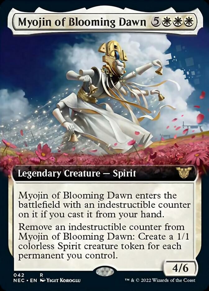 Myojin of Blooming Dawn (Extended) [Kamigawa: Neon Dynasty Commander] | RetroPlay Games