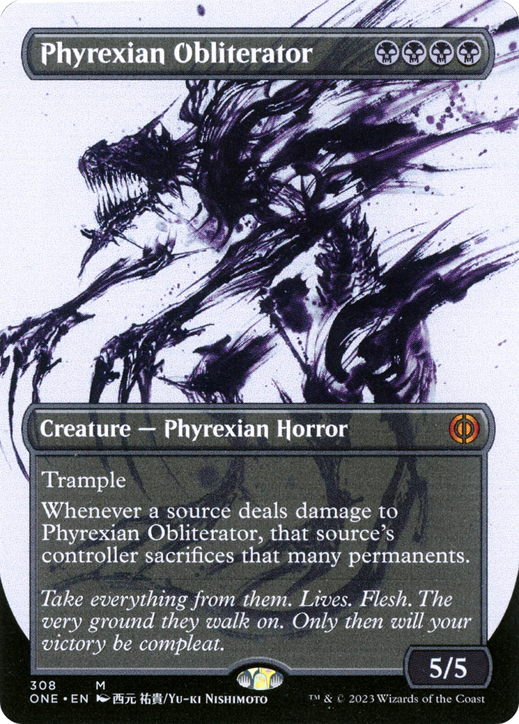 Phyrexian Obliterator (Borderless Ichor) [Phyrexia: All Will Be One] | RetroPlay Games