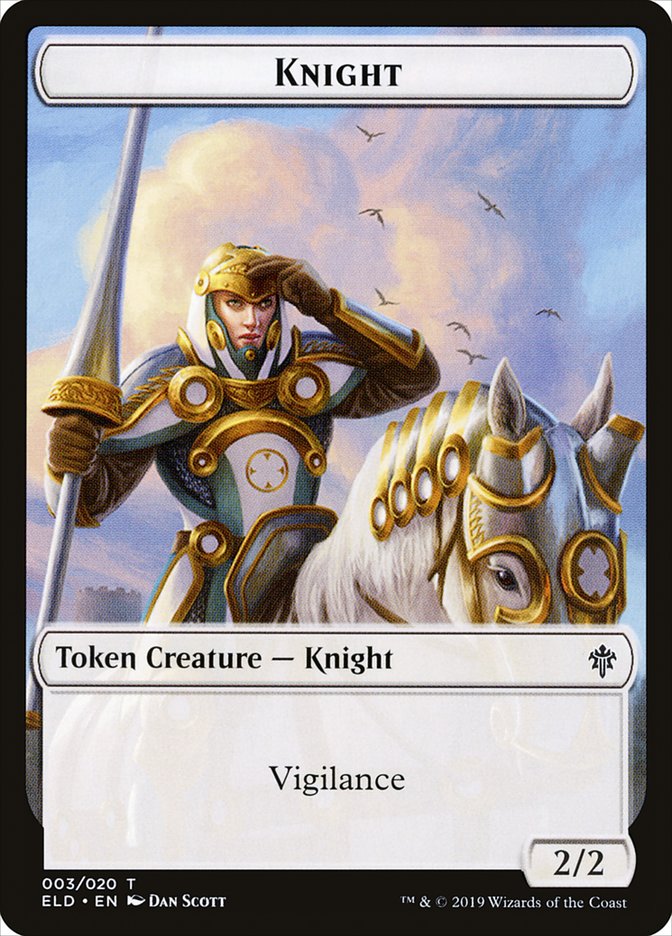 Knight [Throne of Eldraine Tokens] | RetroPlay Games