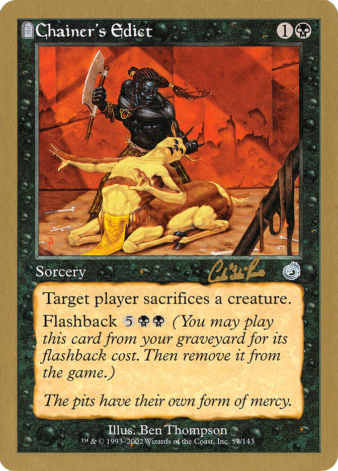 Chainer's Edict (Carlos Romao) [World Championship Decks 2002] | RetroPlay Games