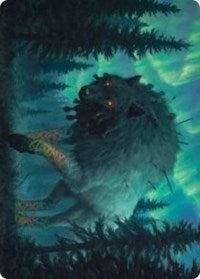 Sarulf, Realm Eater Art Card [Kaldheim: Art Series] | RetroPlay Games