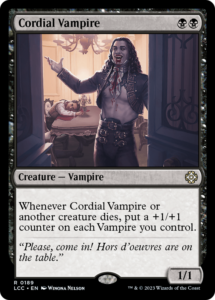 Cordial Vampire [The Lost Caverns of Ixalan Commander] | RetroPlay Games