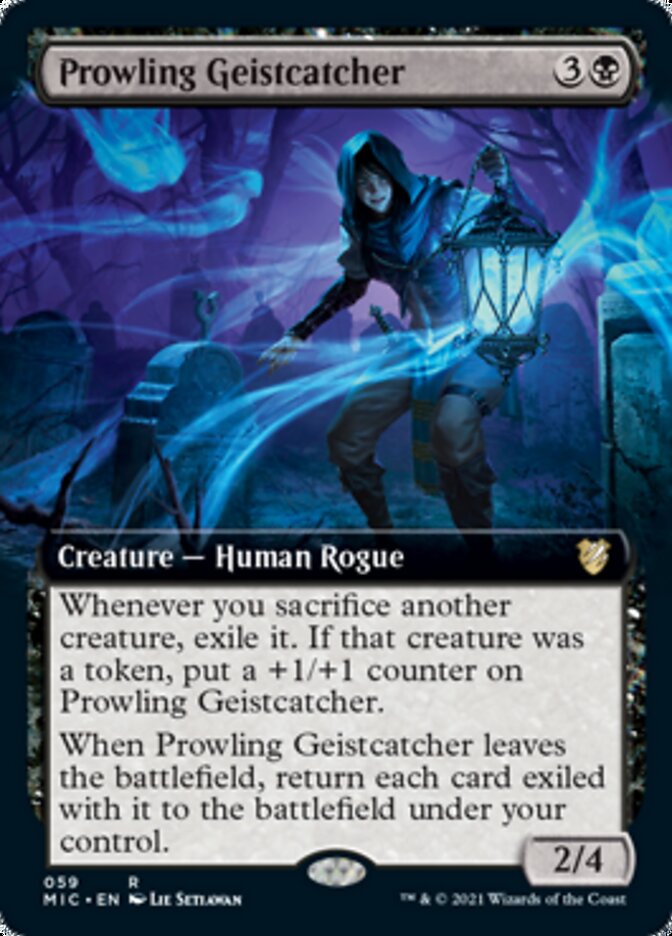 Prowling Geistcatcher (Extended) [Innistrad: Midnight Hunt Commander] | RetroPlay Games