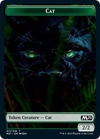 Cat (011) // Soldier Double-sided Token [Core Set 2021 Tokens] | RetroPlay Games