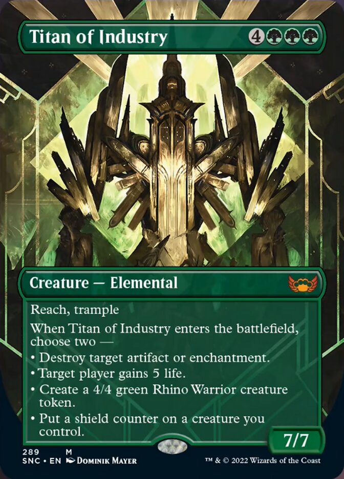 Titan of Industry (Borderless Alternate Art) [Streets of New Capenna] | RetroPlay Games