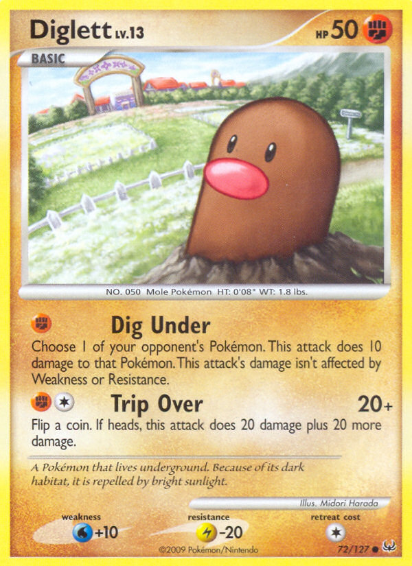 Diglett (72/127) [Platinum: Base Set] | RetroPlay Games