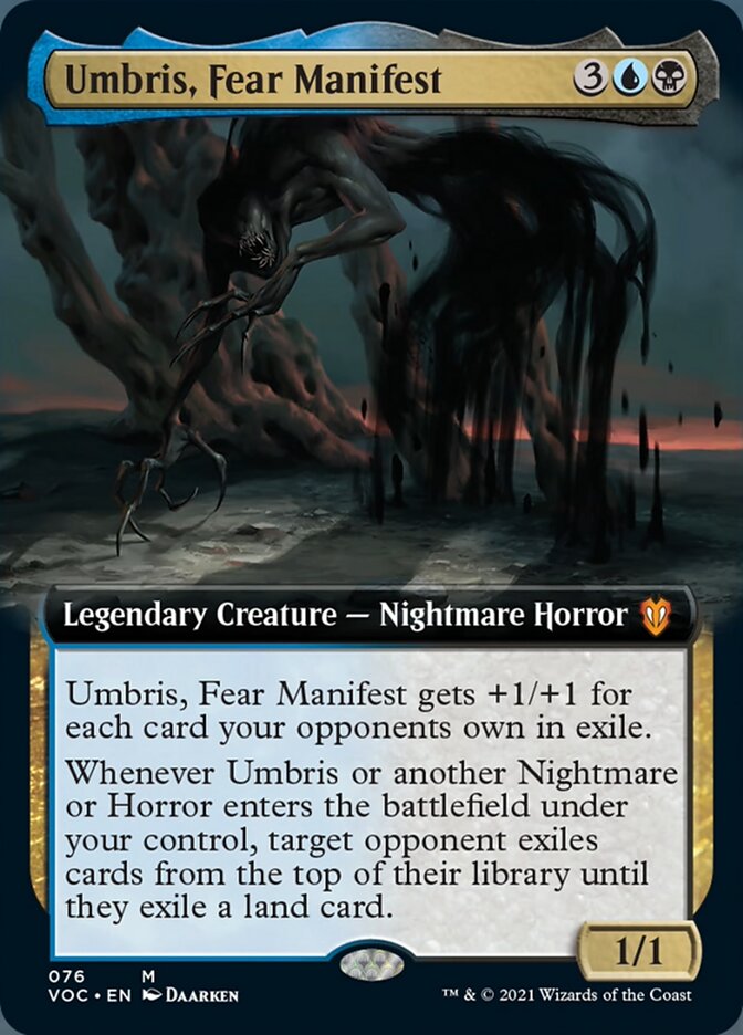 Umbris, Fear Manifest (Extended) [Innistrad: Crimson Vow Commander] | RetroPlay Games