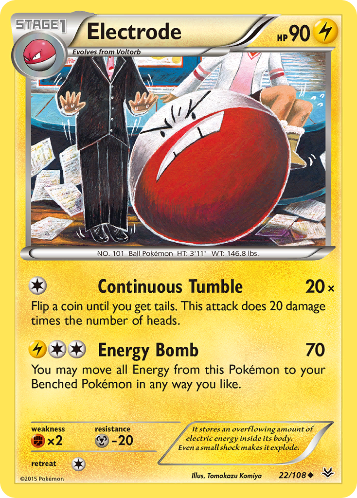 Electrode (22/108) [XY: Roaring Skies] | RetroPlay Games