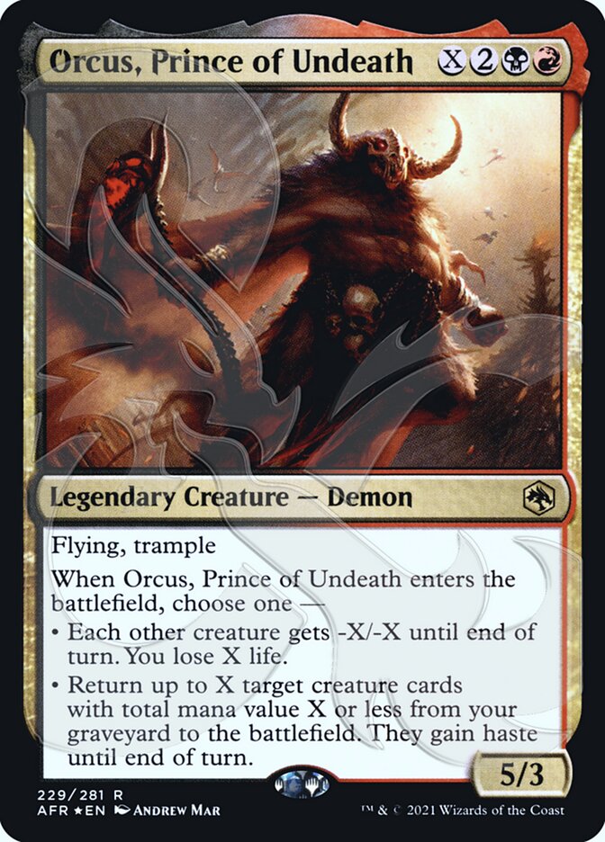Orcus, Prince of Undeath (Ampersand Promo) [Dungeons & Dragons: Adventures in the Forgotten Realms Promos] | RetroPlay Games