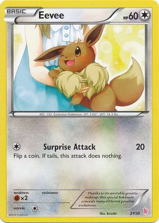 Eevee (21/30) [XY: Trainer Kit - Sylveon] | RetroPlay Games