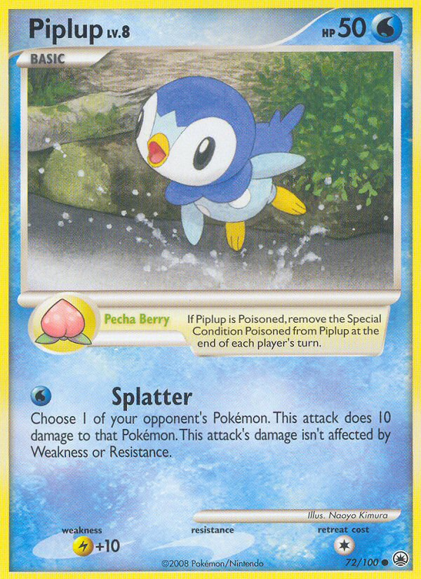 Piplup (72/100) [Diamond & Pearl: Majestic Dawn] | RetroPlay Games